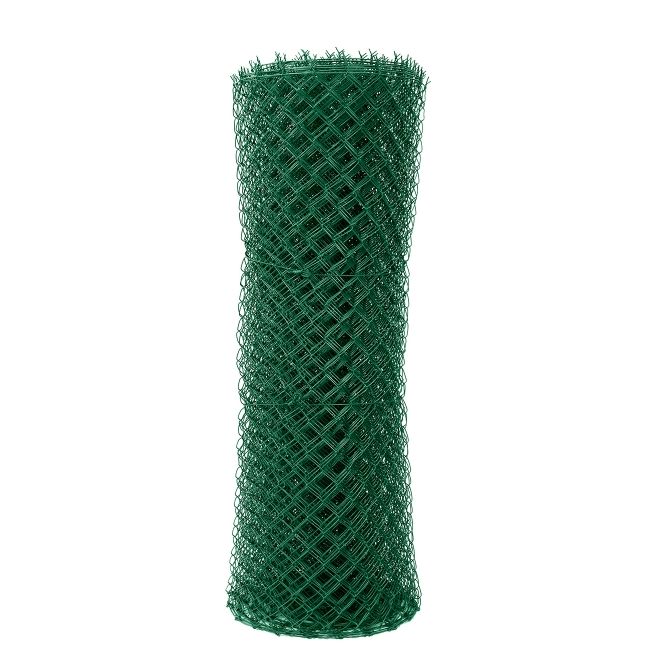 Čtyřhranné pletivo poplastované IDEAL® Zn + PVC (s napínacím drátem) - výška 100 cm, zelená, 15 m