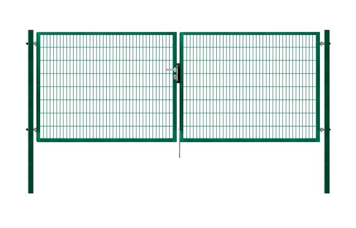 Dvoukřídlá brána PILOFOR® SUPER poplastovaná (Zn + PVC) - rozměr 4090 × 980 mm