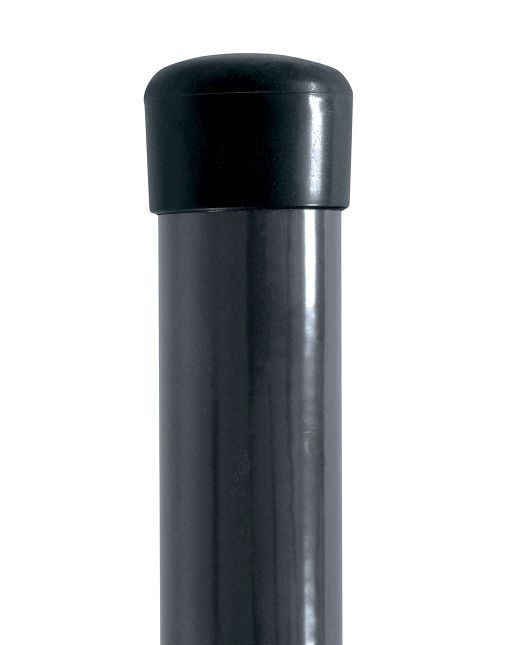Plotový sloupek IDEAL® poplastovaný (Zn + PVC) 1750/48, antracit, bez příchytky napínacího drátu